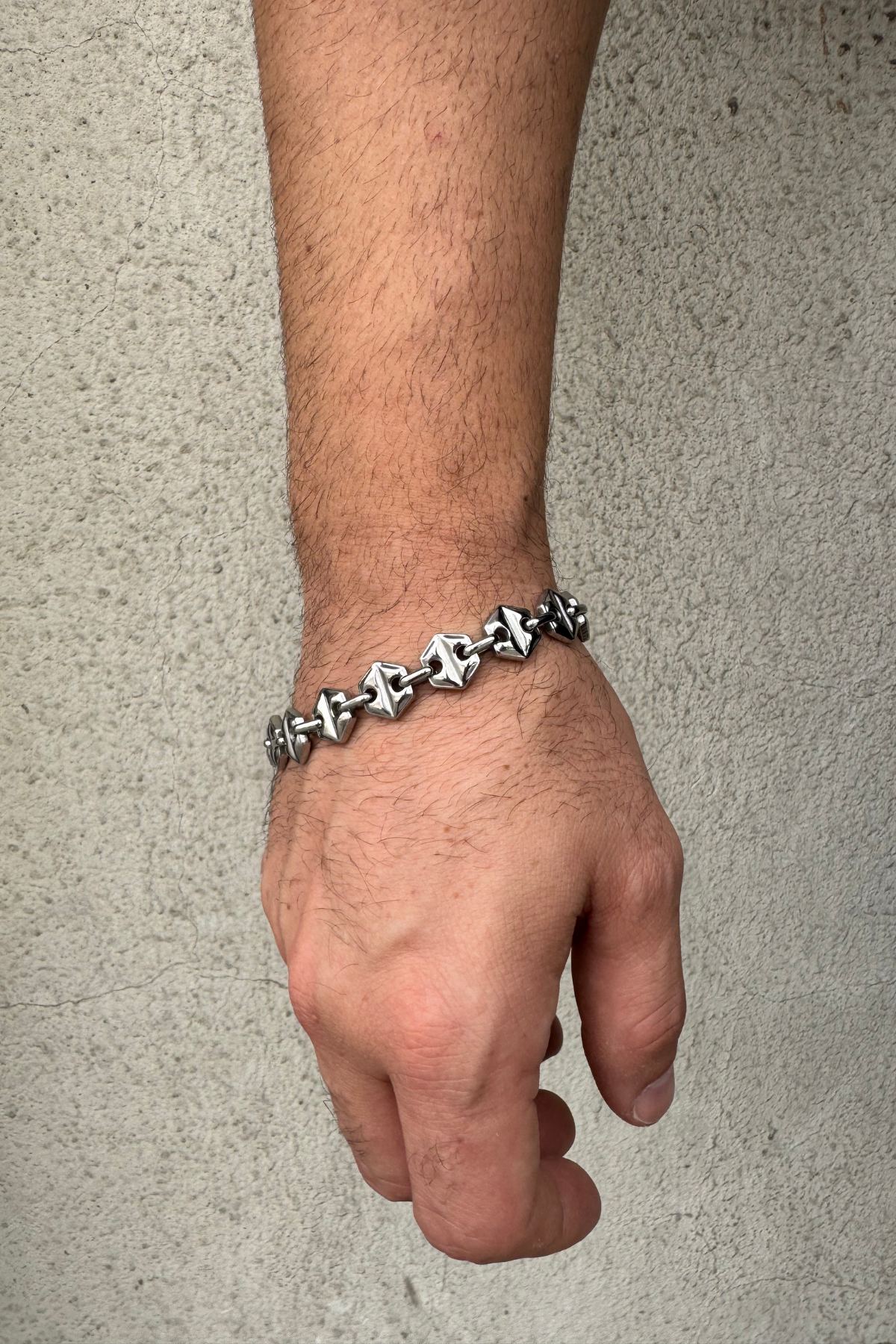 silver 316L Çelik bileklik