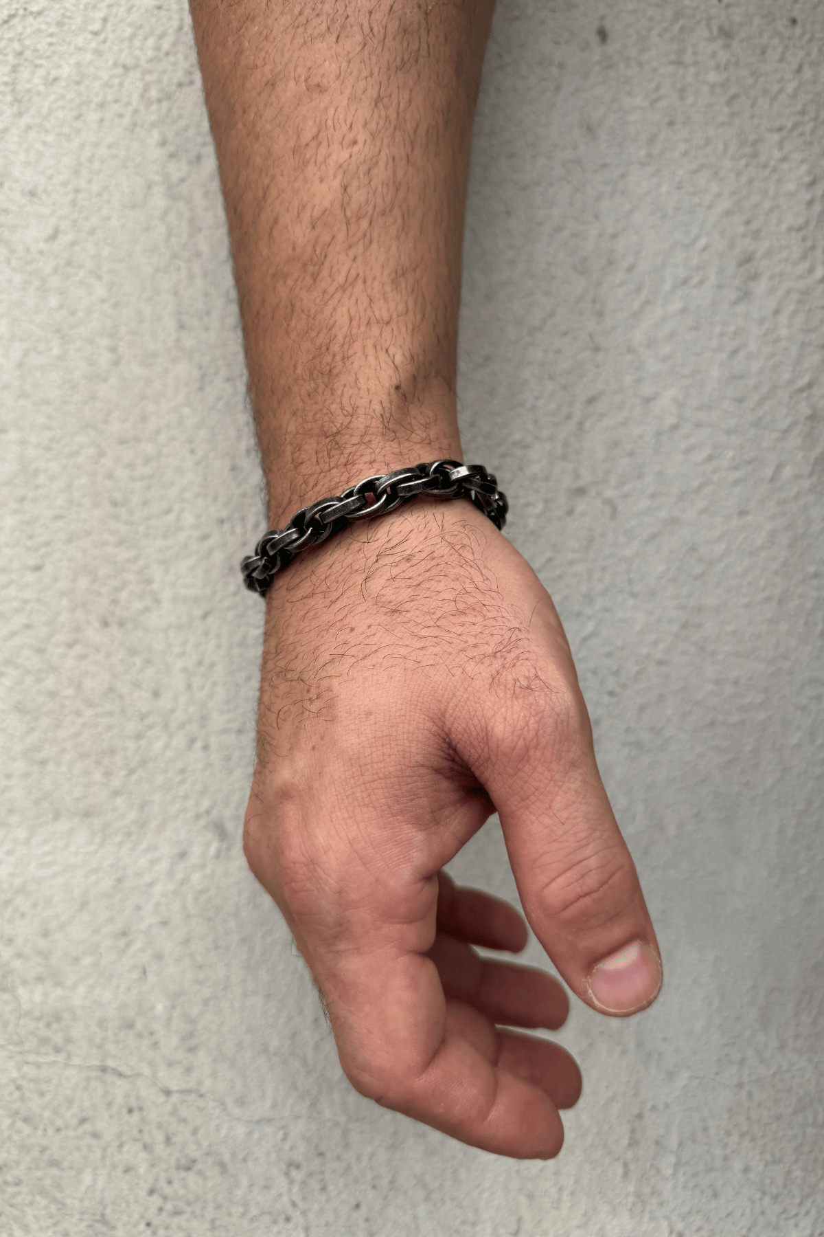 Vintage Çelik Zincir Bileklik