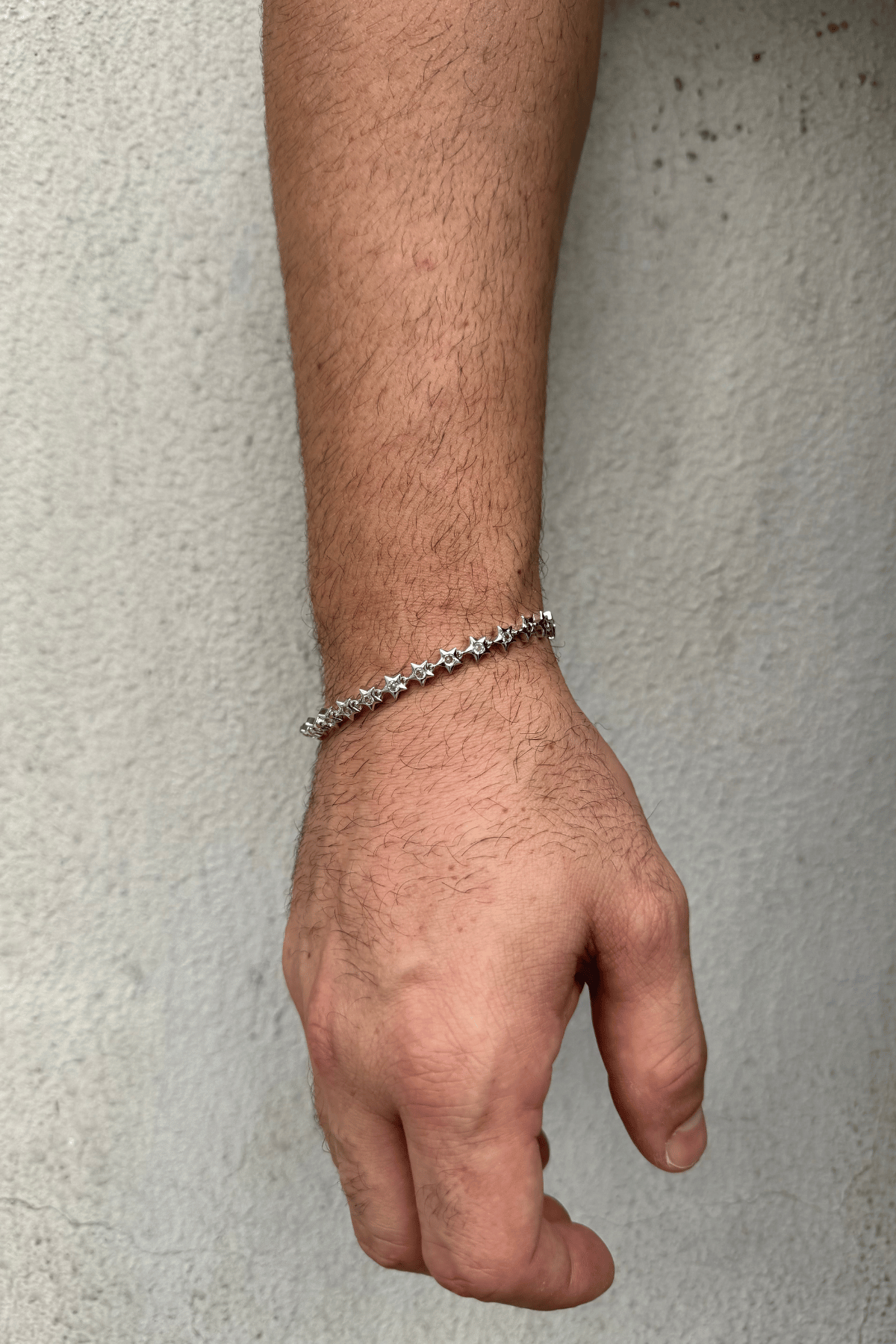 Yıldız model Özel tasarım Taşlı Unisex Bileklik